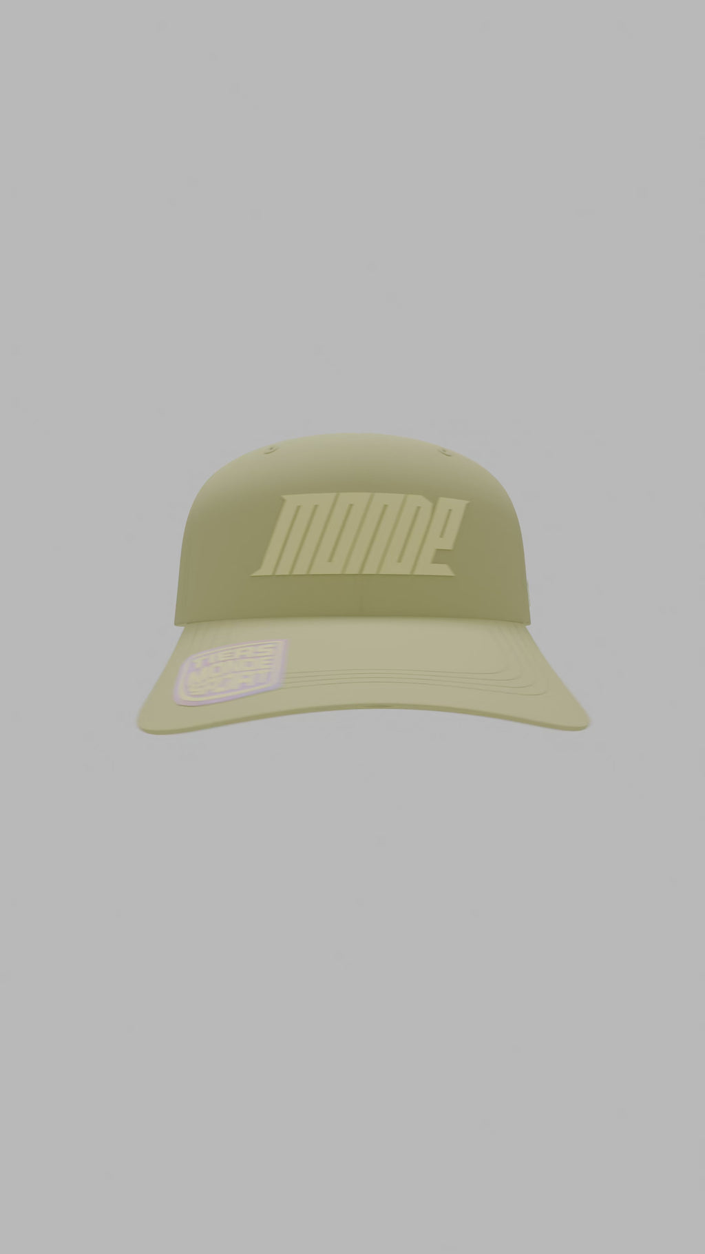 Casquette « MONDE » Jaune