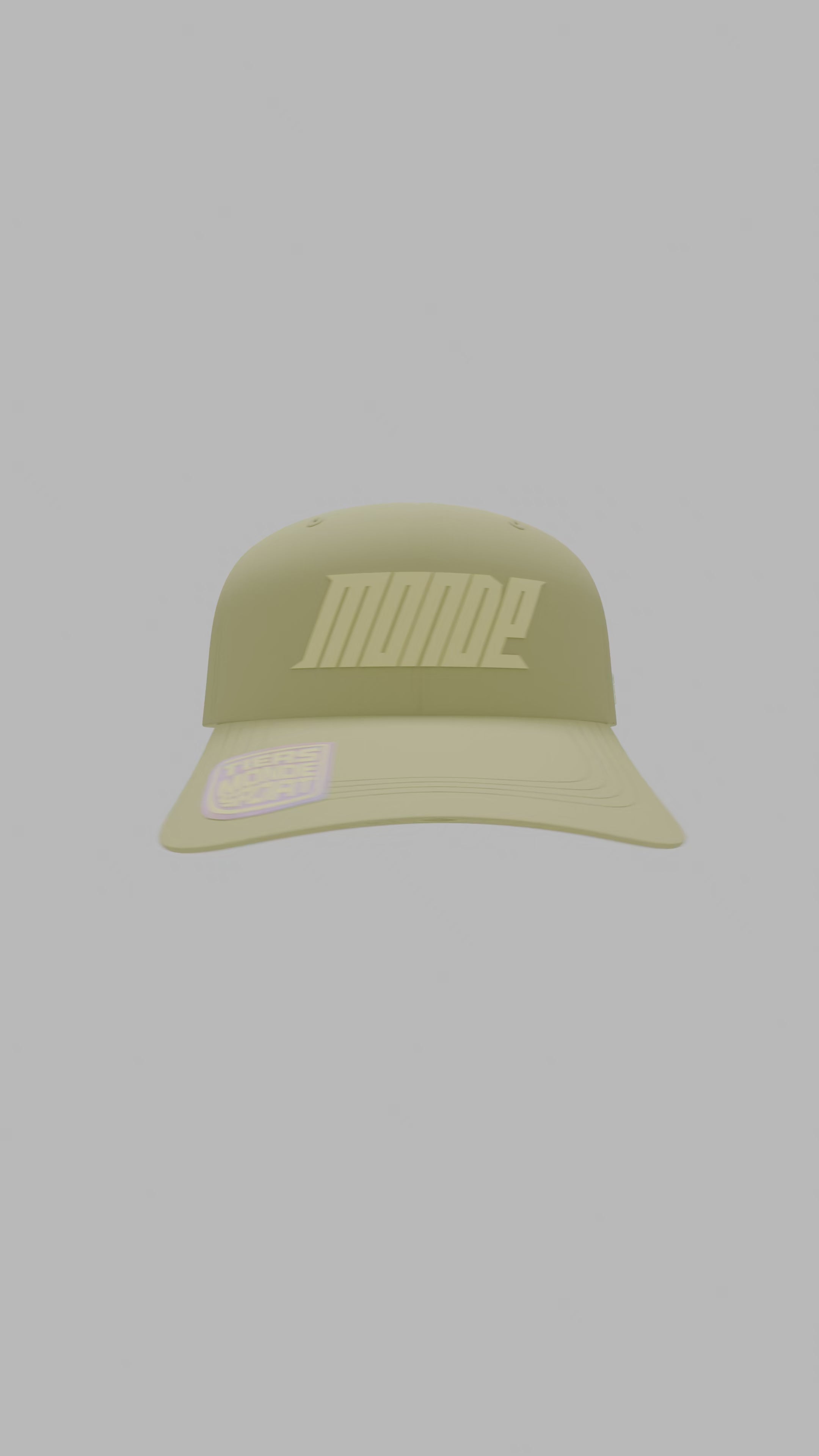 Casquette « MONDE » Jaune